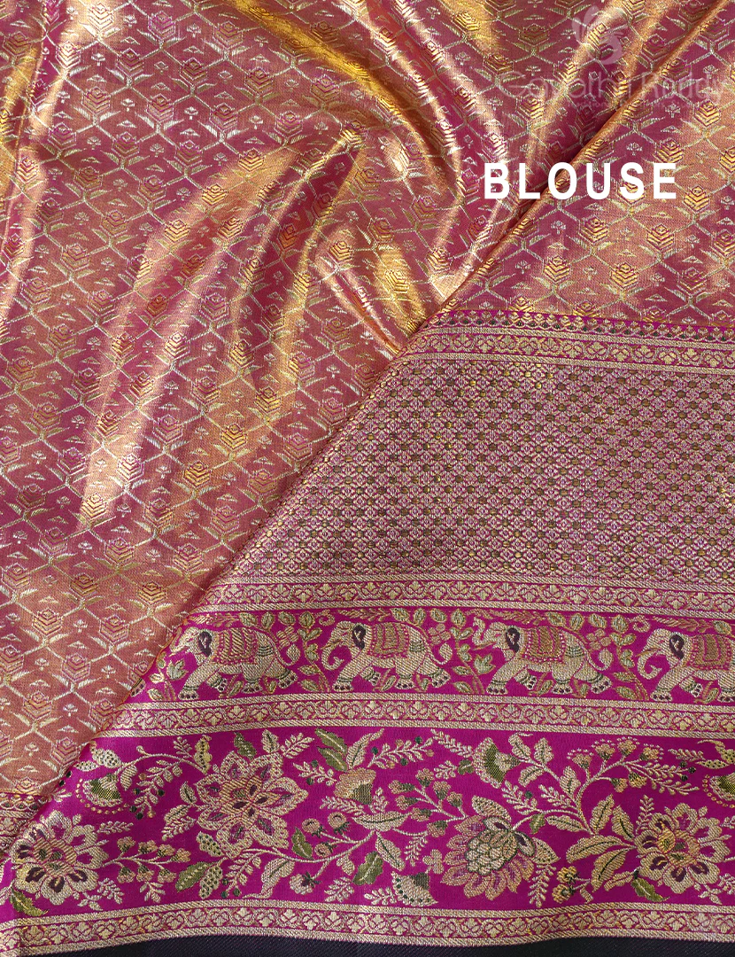 PURE KANCHI PATTU (4.G) BRIDAL -BKP1960 - Image 3