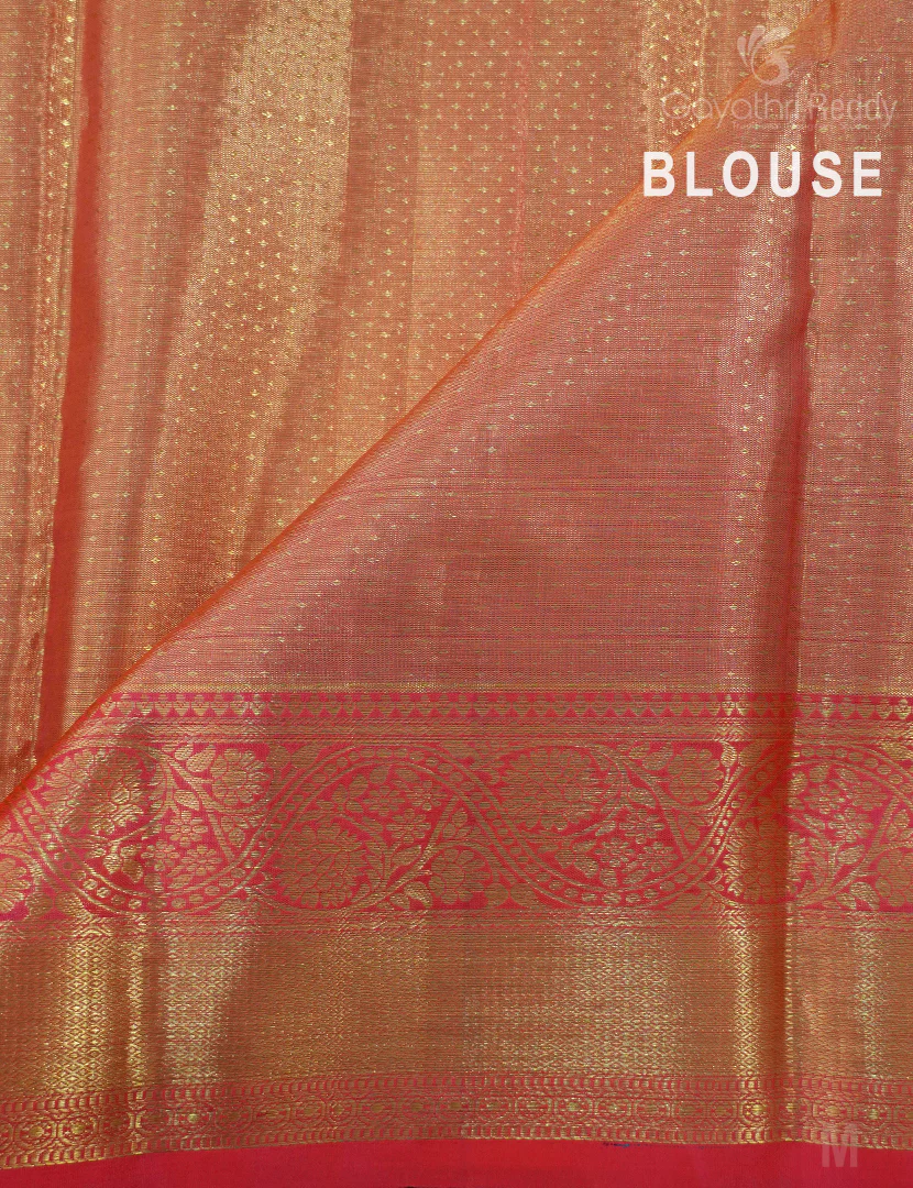 PURE KANCHI PATTU BRIDAL SAREE-BKP1908 - Image 4