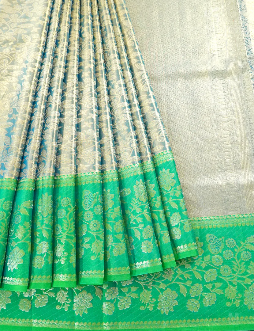 PURE KANCHI PATTU TISSUE SAREE-KP7522