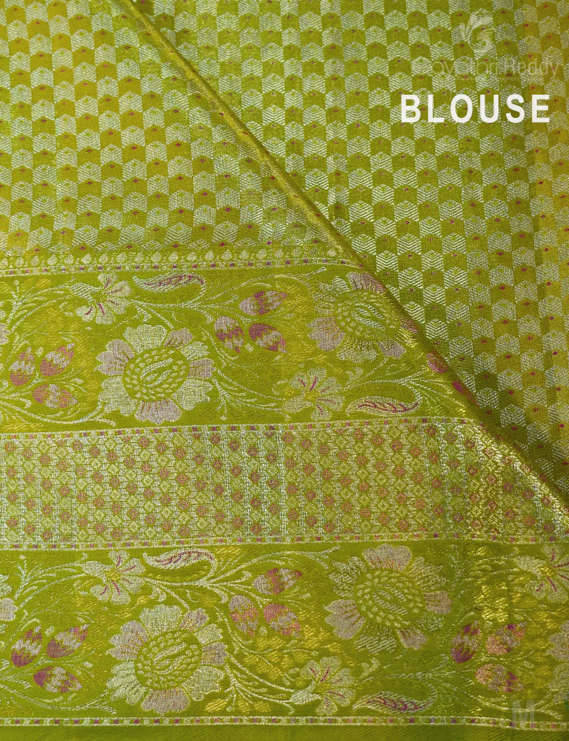 PURE KANCHI PATTU MEENAKARI SAREE-KP7492 - Image 4