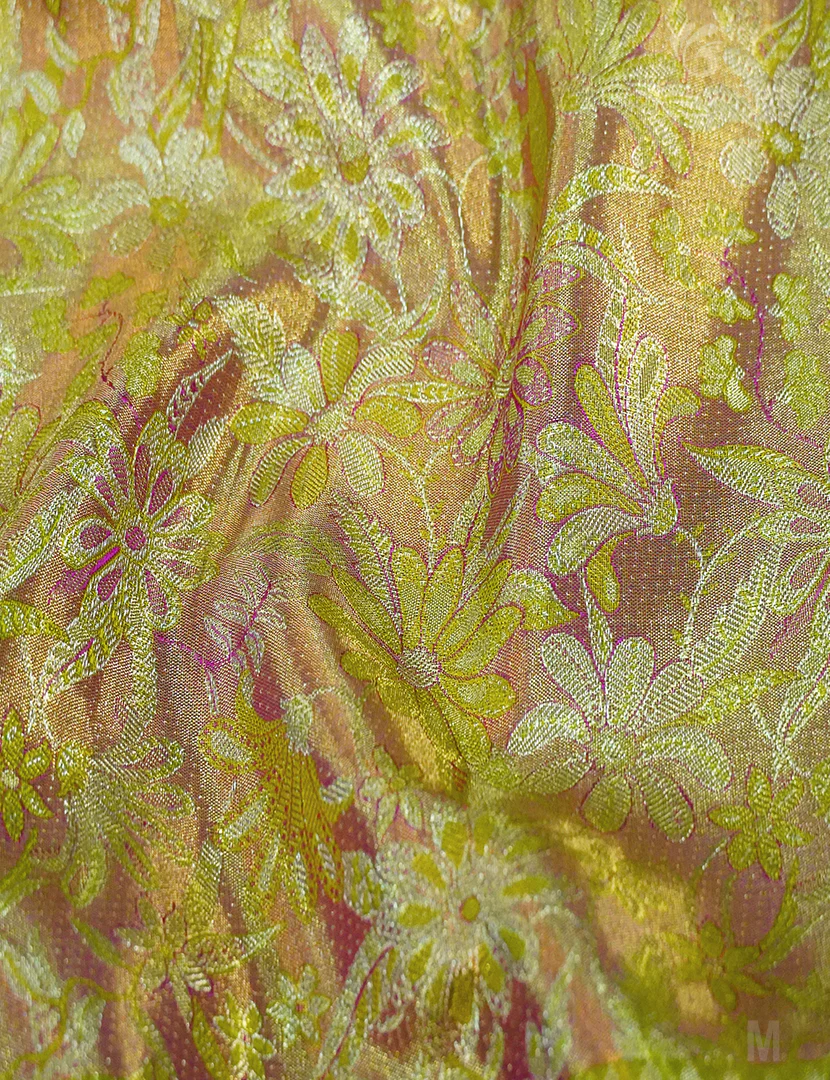 PURE KANCHI PATTU MEENAKARI SAREE-KP7492 - Image 5