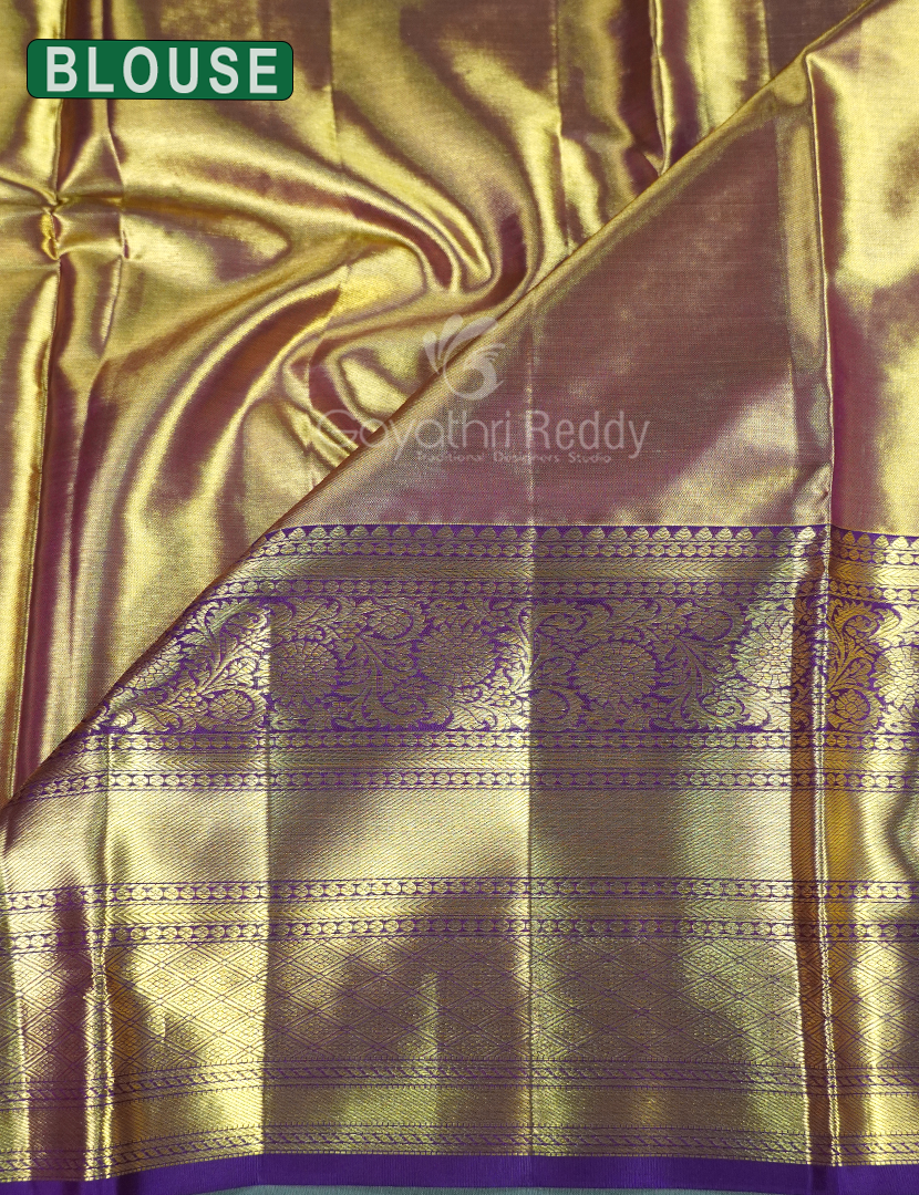PURE KANCHI PATTU PAVADA(FREE SIZE)-KPL777 - Image 3