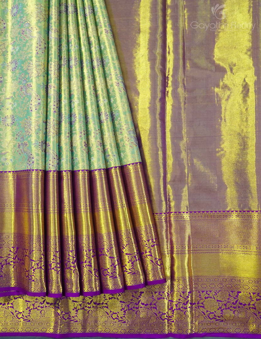 PURE KANCHI PATTU PAVADA(FREE SIZE)-KPL815 - Image 2