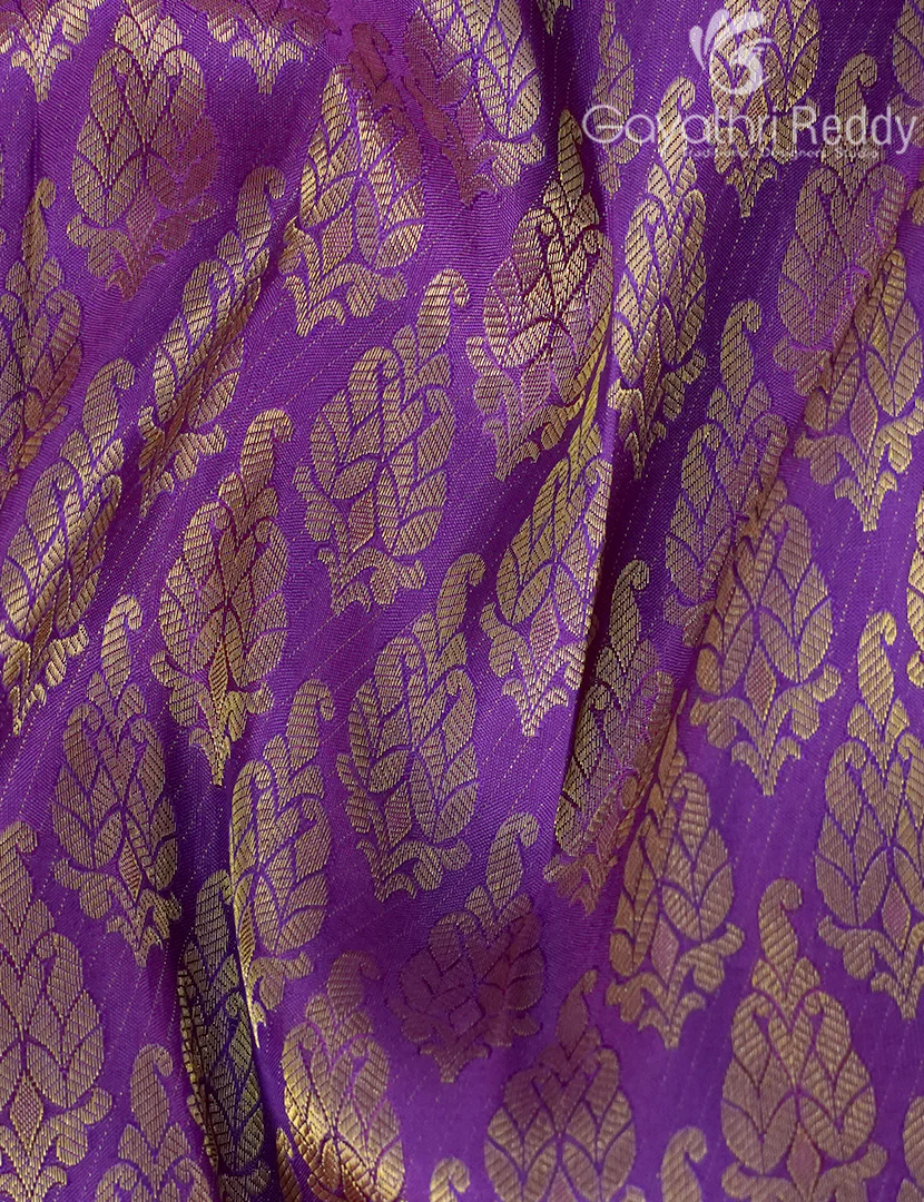PURE KANCHI PATTU SAREE-KP8609 - Image 5