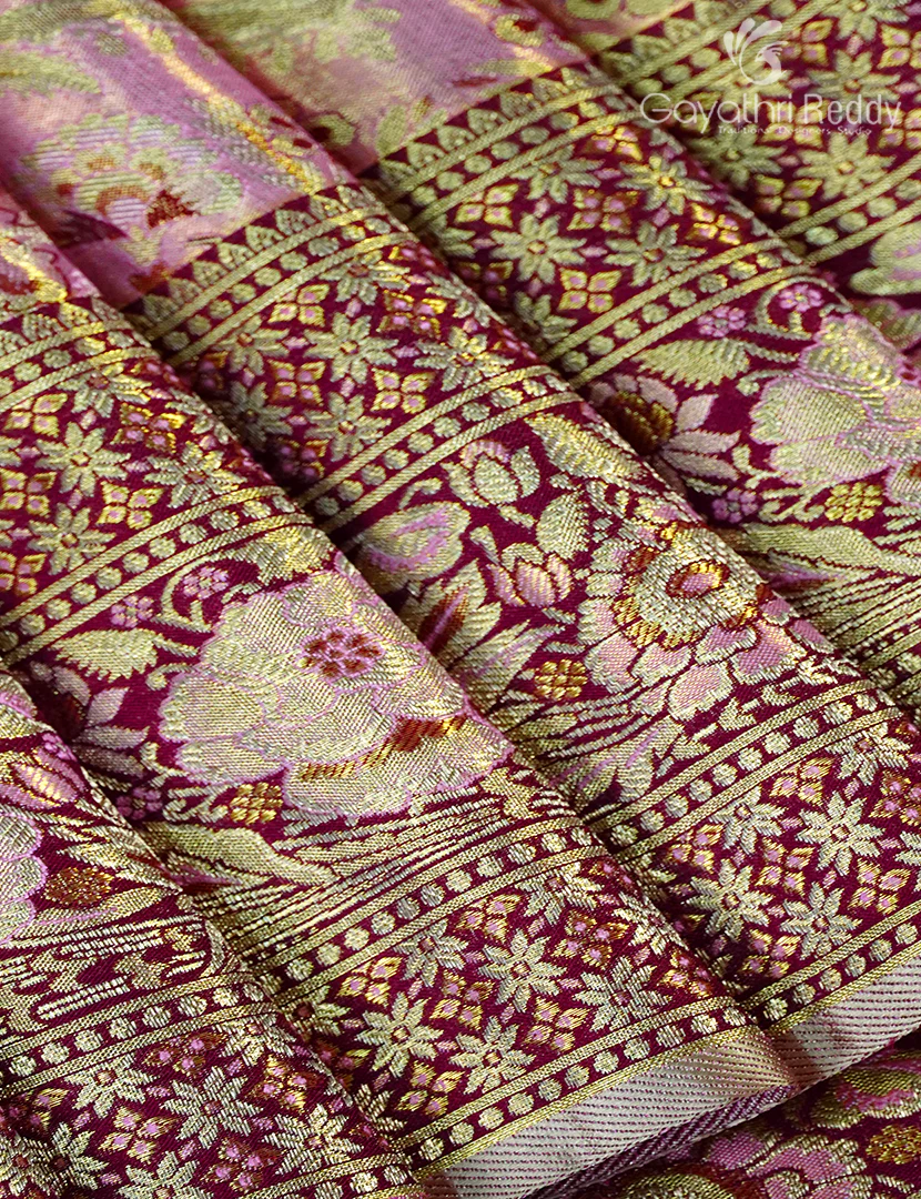 PURE KANCHI TISSUE SAREE-KP8564 - Image 5