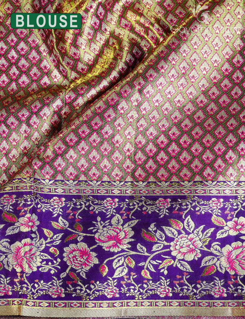 PURE KANCHI TISSUE SAREE-KP8566 - Image 3