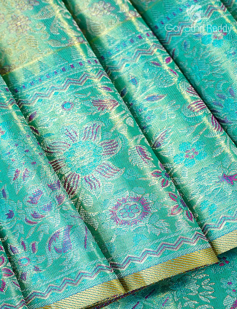 PURE KANCHI TISSUE SAREE-KP8567 - Image 5