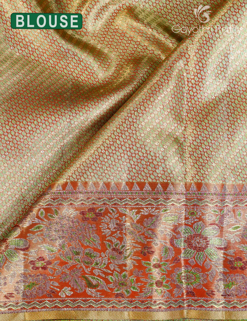 PURE KANCHI TISSUE SAREE-KP8568 - Image 3