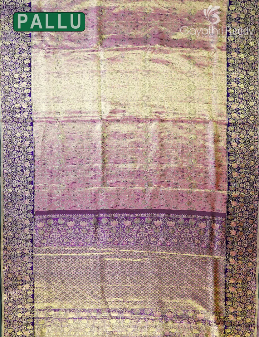 PURE KANCHI TISSUE SAREE-KP8573 - Image 4
