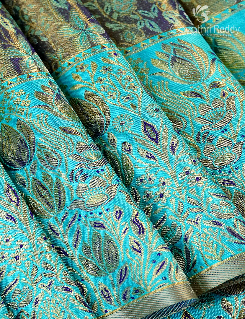 PURE KANCHI TISSUE SAREE-KP8574 - Image 4