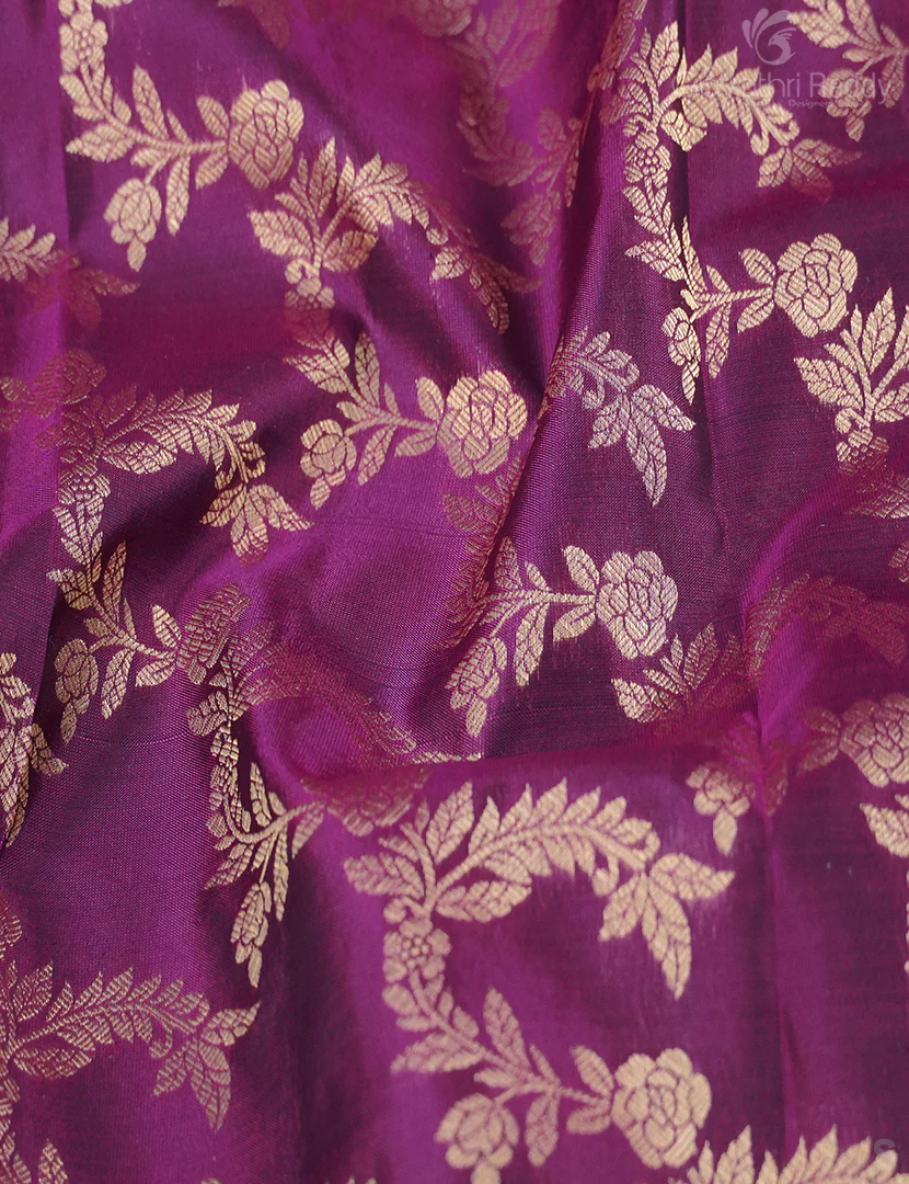PURE KANCHI VINTAGE SAREE-PKV104 - Image 5