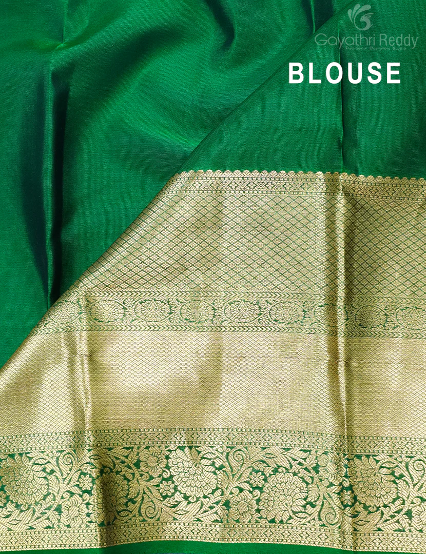 PURE KANCHI VINTAGE SAREE-PKV114 - Image 3