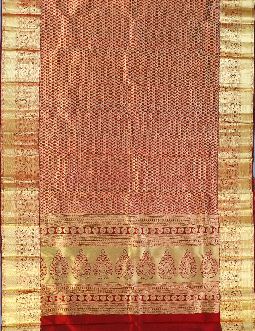 PURE KANCHI VINTAGE SAREE-PKV129 - Image 2