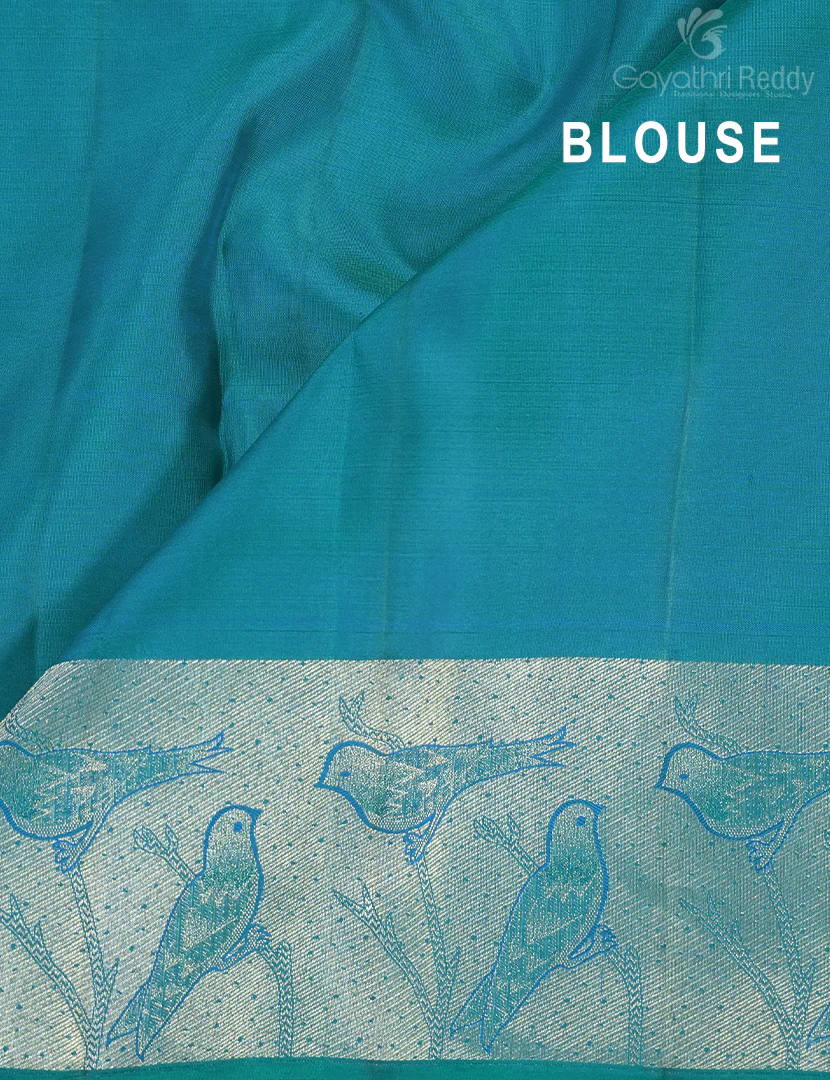 PURE KANCHI VINTAGE SAREE-PKV140 - Image 3