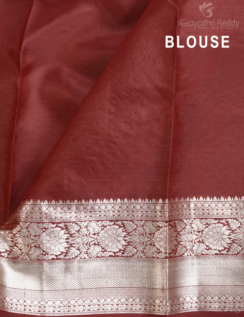 PURE KANCHI VINTAGE SAREE-PKV157 - Image 3