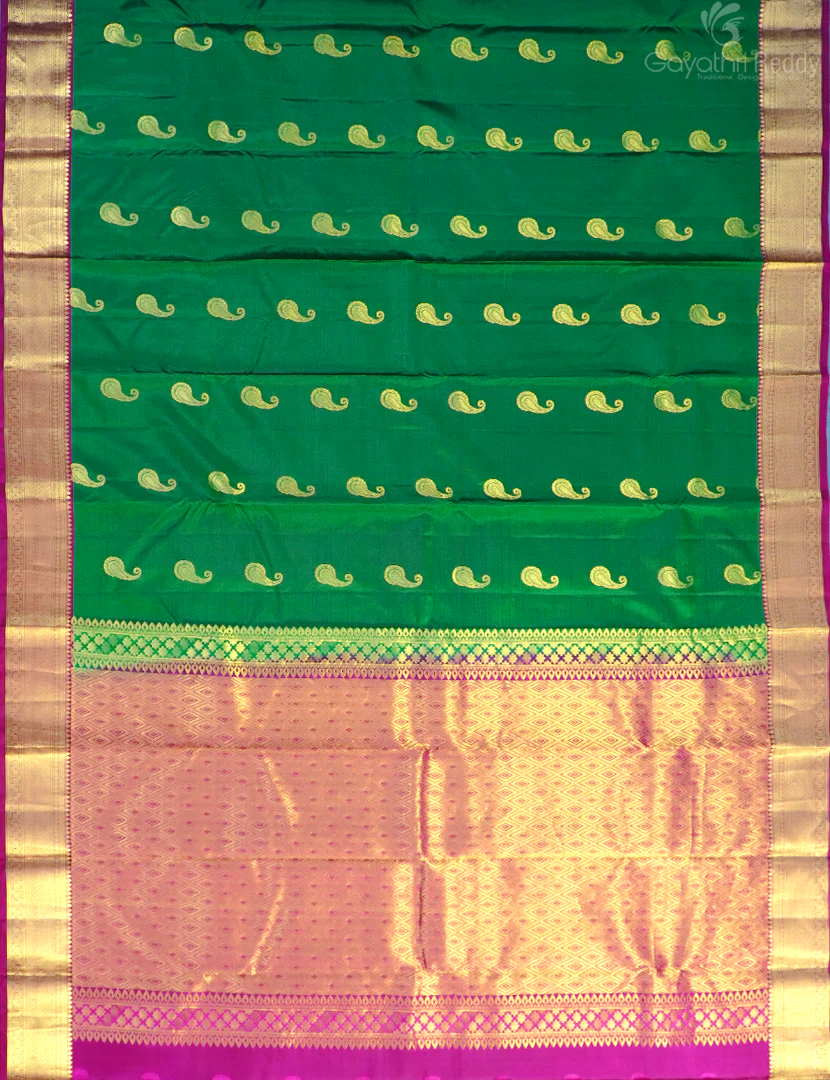 PURE KANCHI VINTAGE SAREE-PKV163 - Image 2