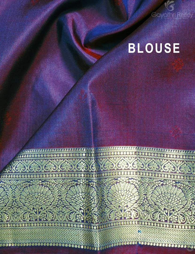 PURE KANCHI VINTAGE SAREE-PKV164 - Image 3