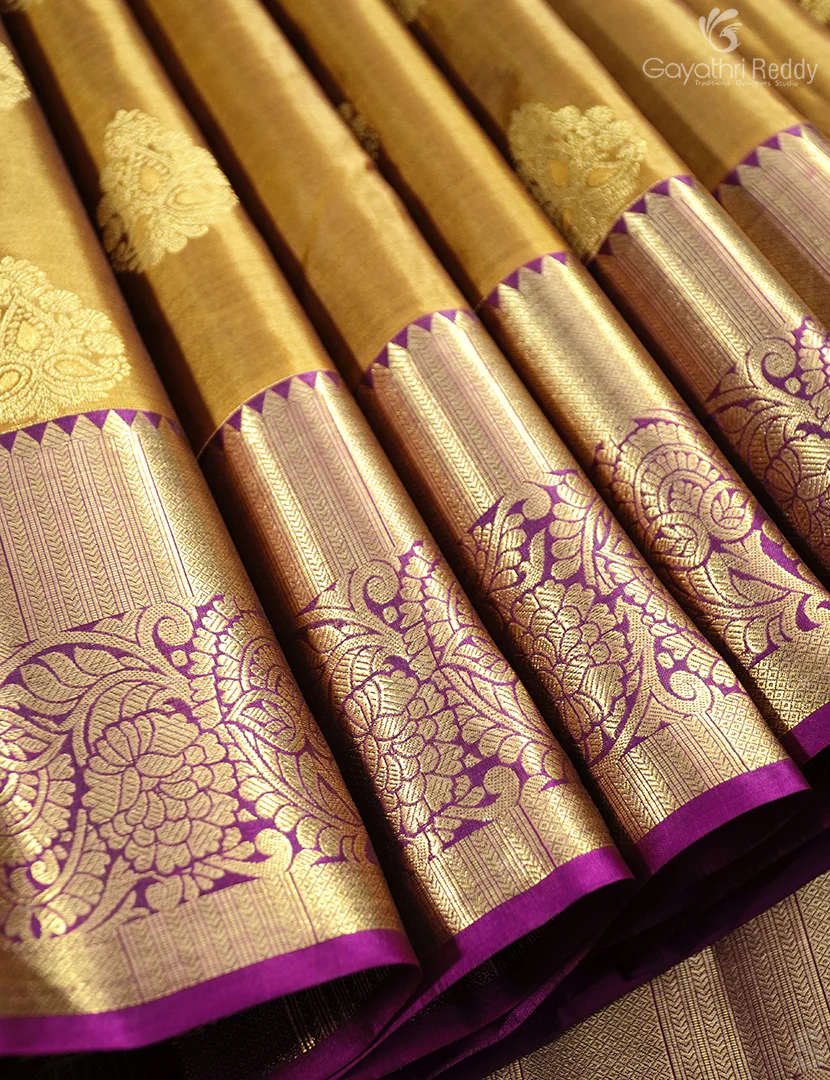 PURE KANCHI VINTAGE SAREE-PKV172 - Image 4