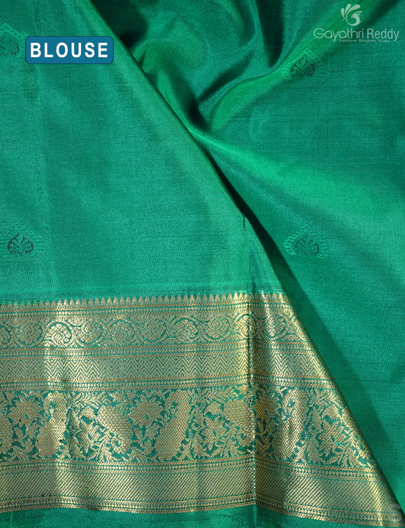PURE KANCHI VINTAGE SAREE-PKV173 - Image 3