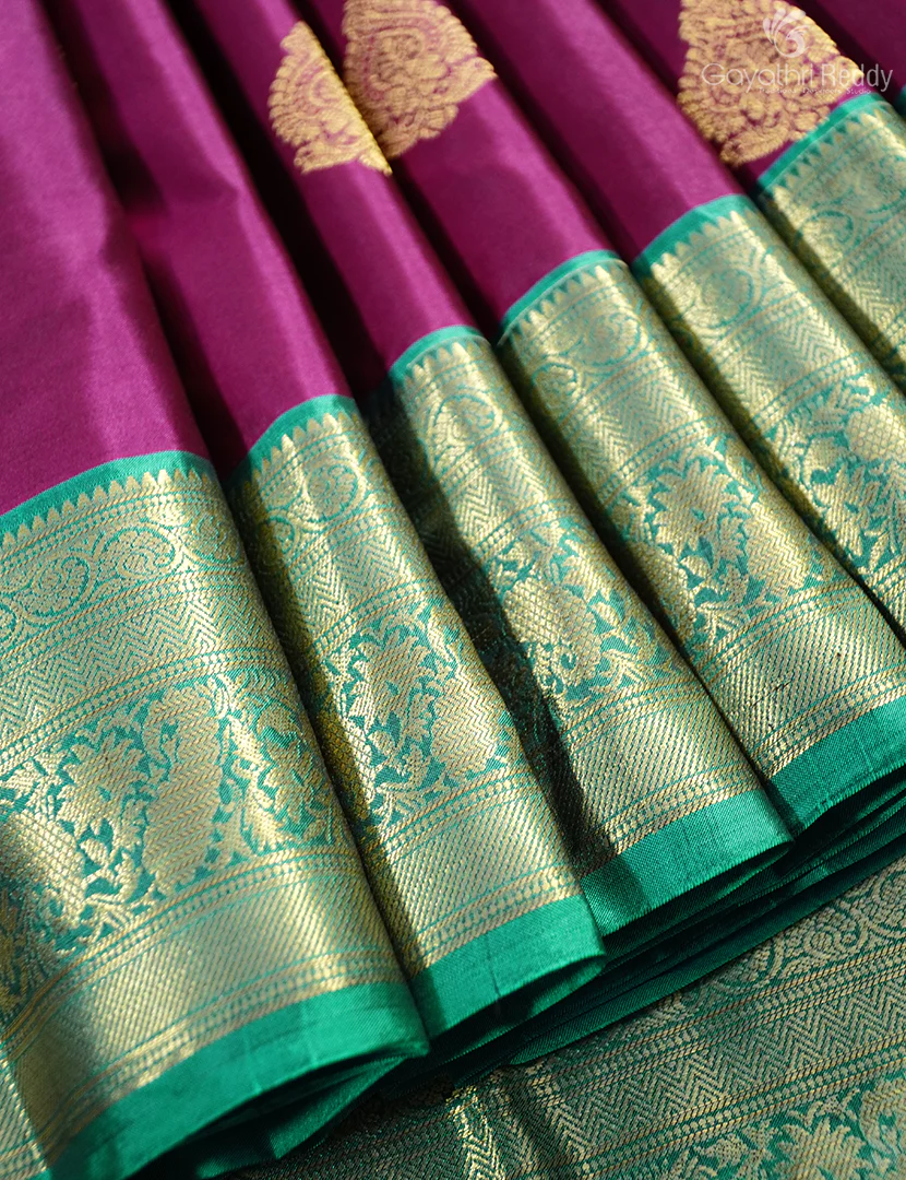 PURE KANCHI VINTAGE SAREE-PKV173 - Image 4