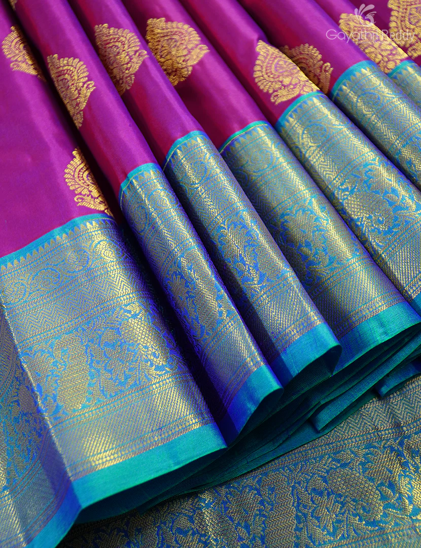 PURE KANCHI VINTAGE SAREE-PKV175 - Image 4