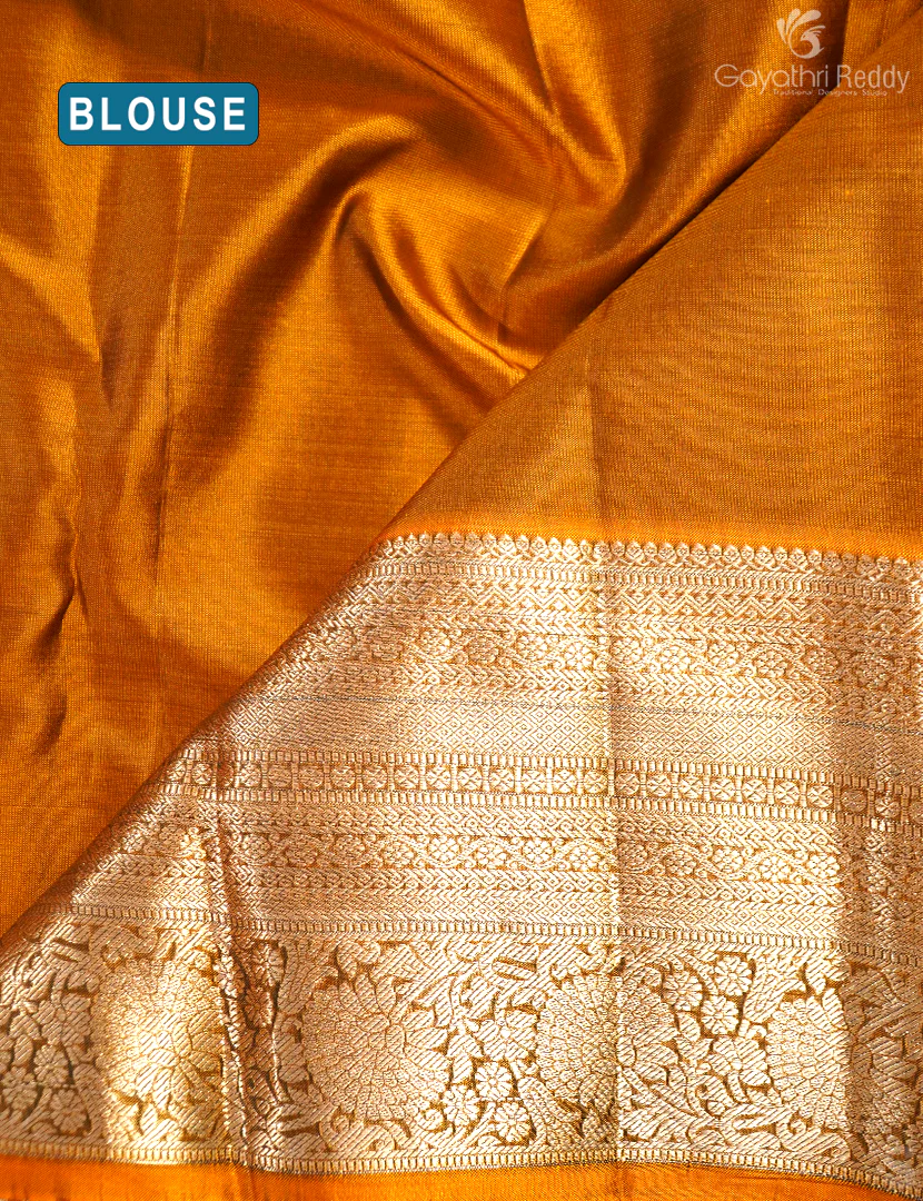 PURE KANCHI VINTAGE SAREE-PKV177 - Image 3