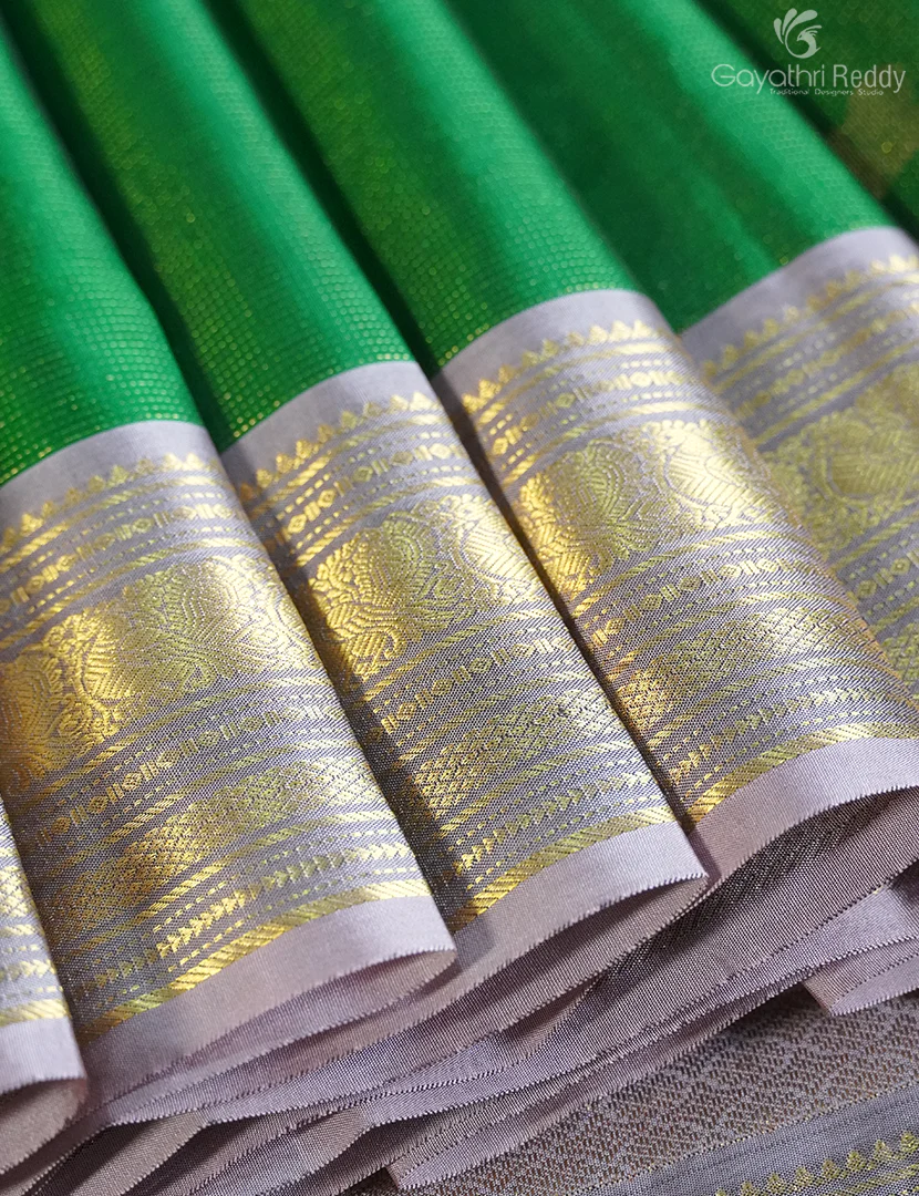 PURE KANCHI VINTAGE SAREE-PKV203 - Image 4