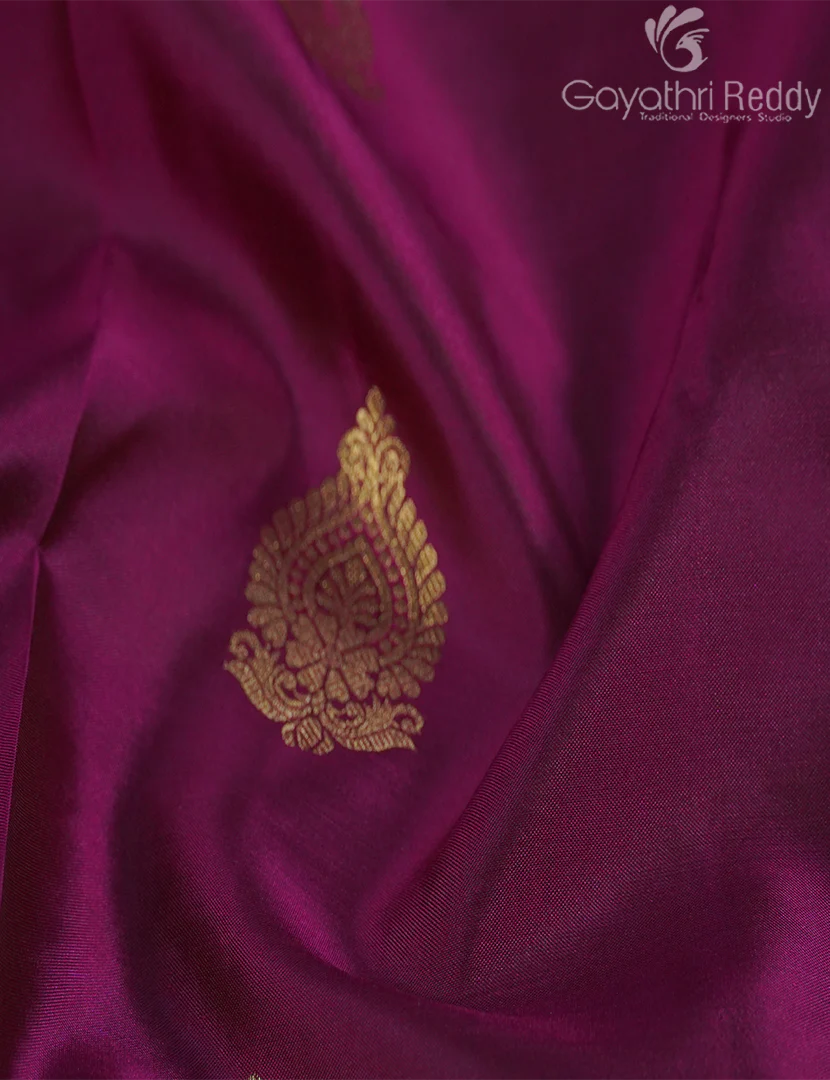PURE KANCHI VINTAGE SAREE-PKV218 - Image 5