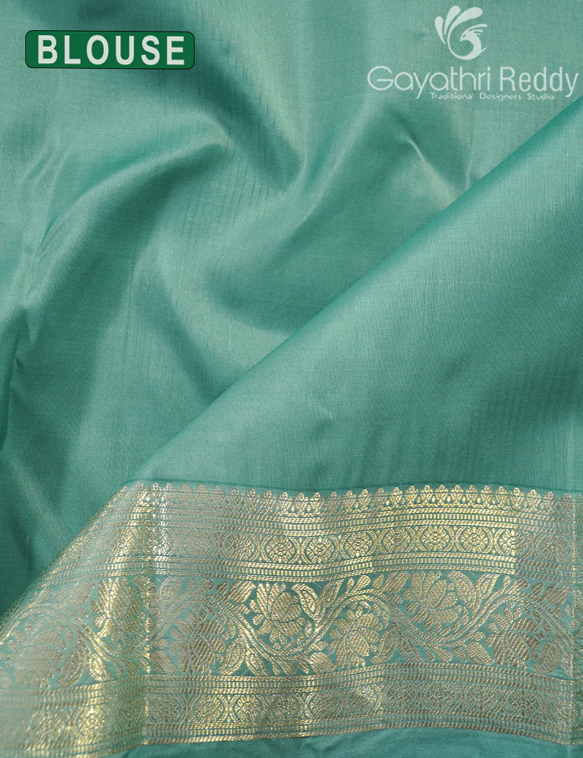 PURE KANCHI VINTAGE SAREE-PKV239 - Image 3