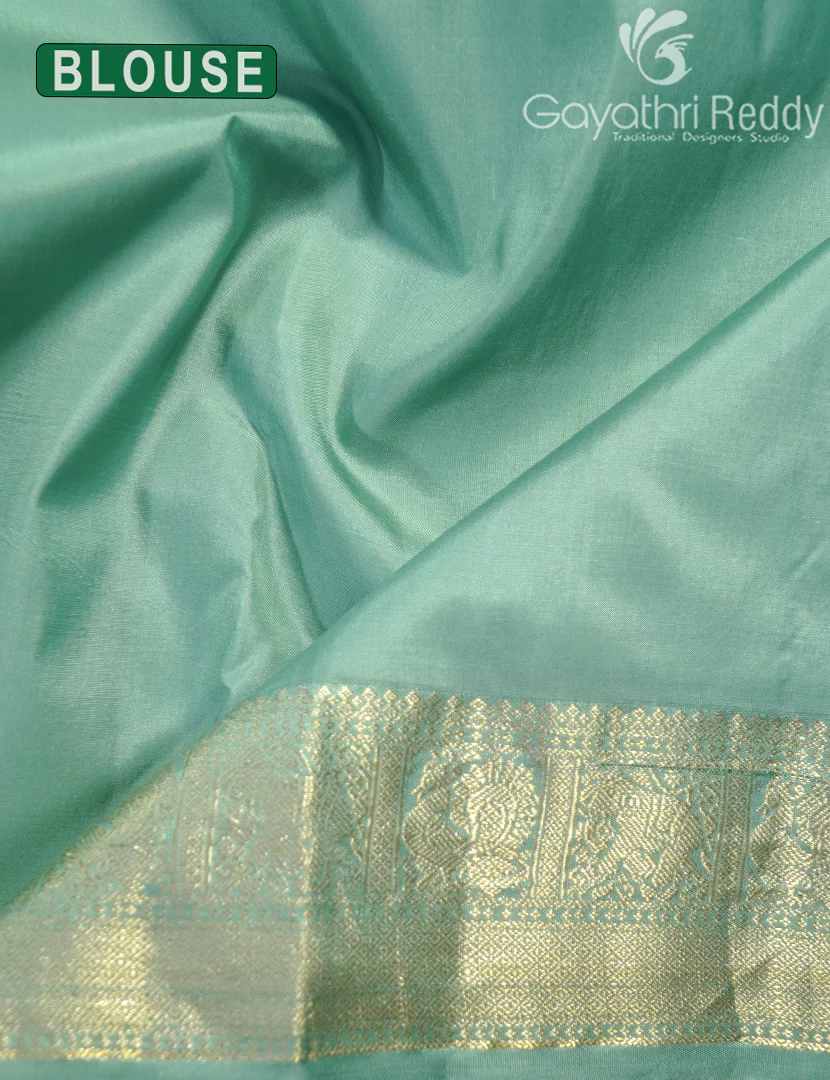 PURE KANCHI VINTAGE SAREE-PKV244 - Image 3