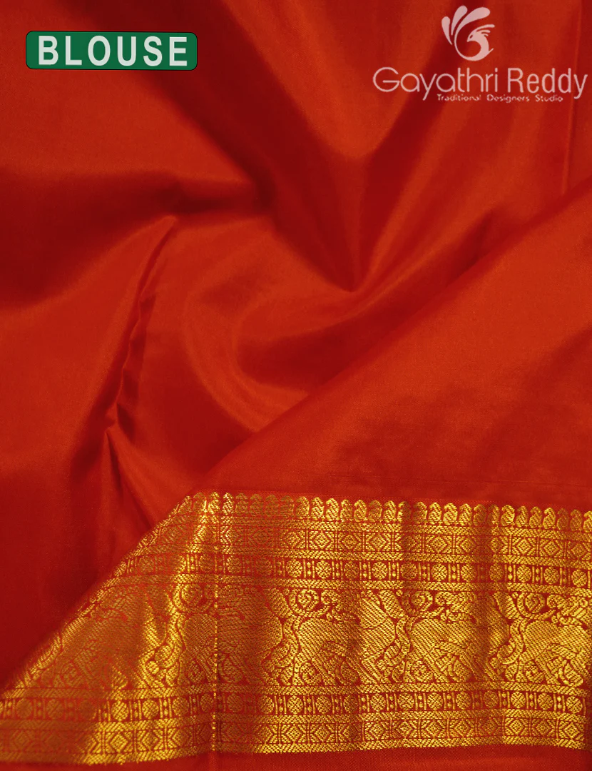 PURE KANCHI VINTAGE SAREE-PKV245 - Image 3