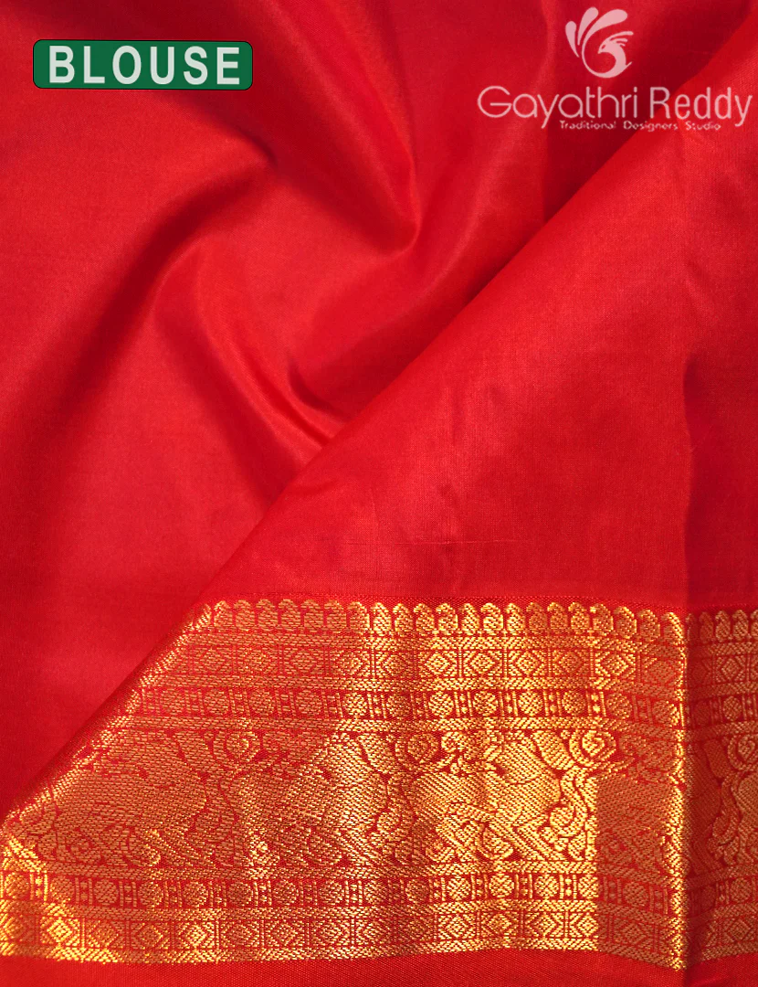 PURE KANCHI VINTAGE SAREE-PKV248 - Image 3