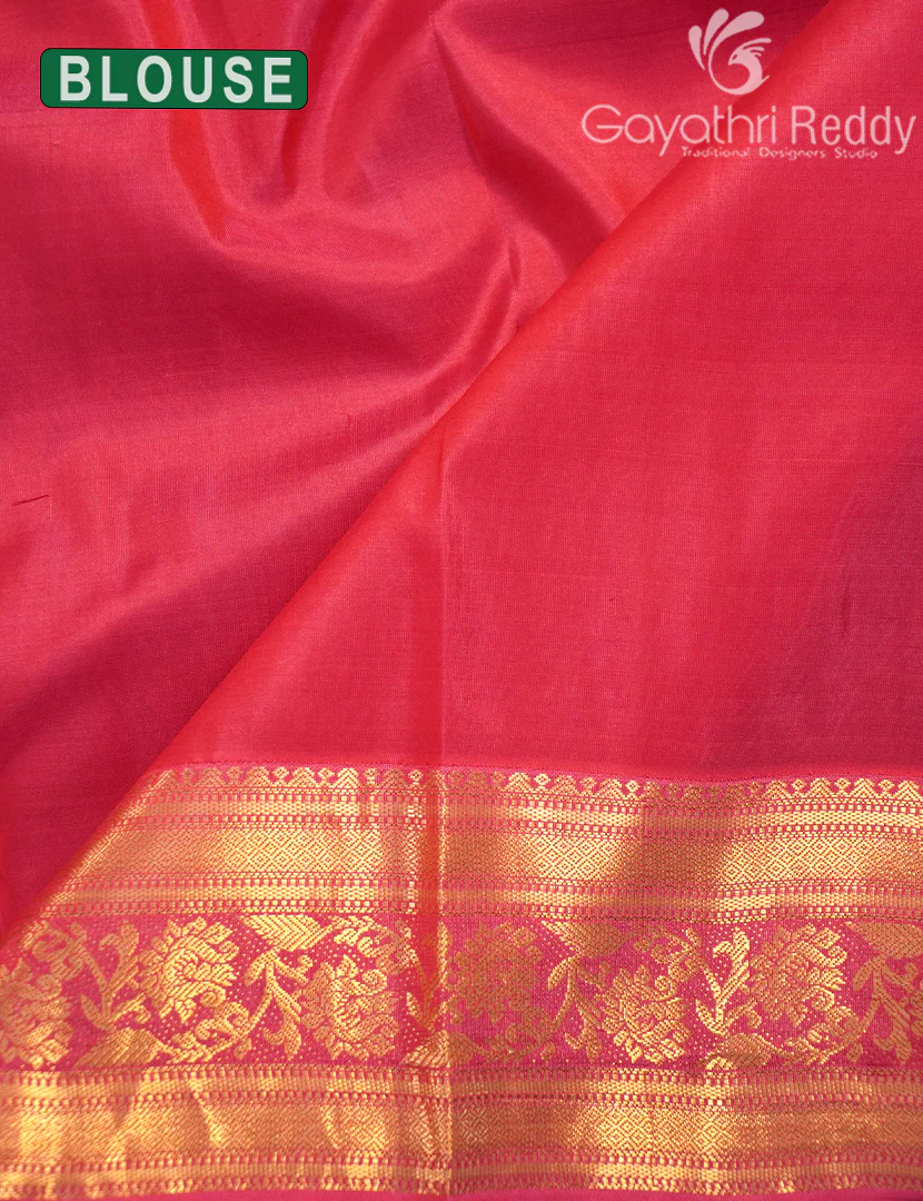 PURE KANCHI VINTAGE SAREE-PKV254 - Image 3