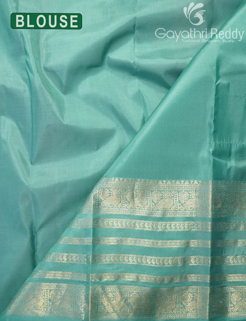 PURE KANCHI VINTAGE SAREE-PKV271 - Image 3
