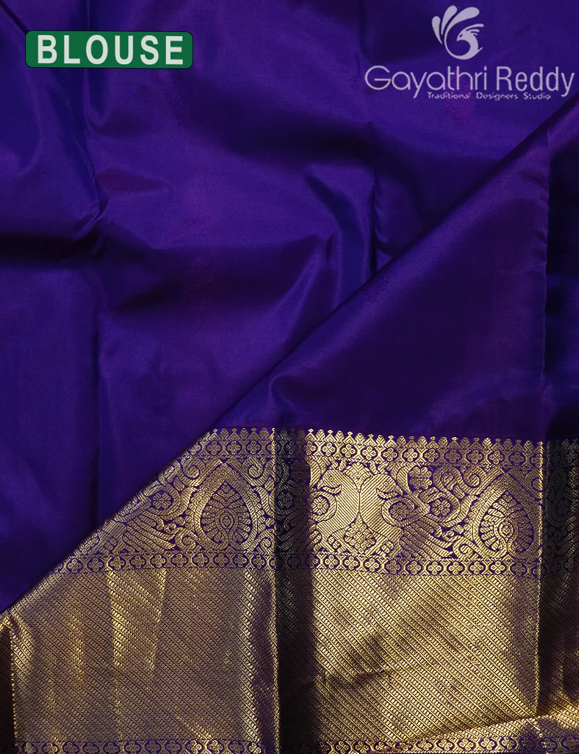 PURE KANCHI VINTAGE SAREE-PKV283 - Image 3