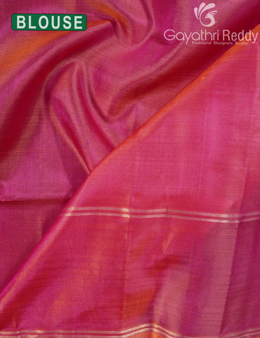 PURE KANCHI VINTAGE SAREE-PKV330 - Image 3