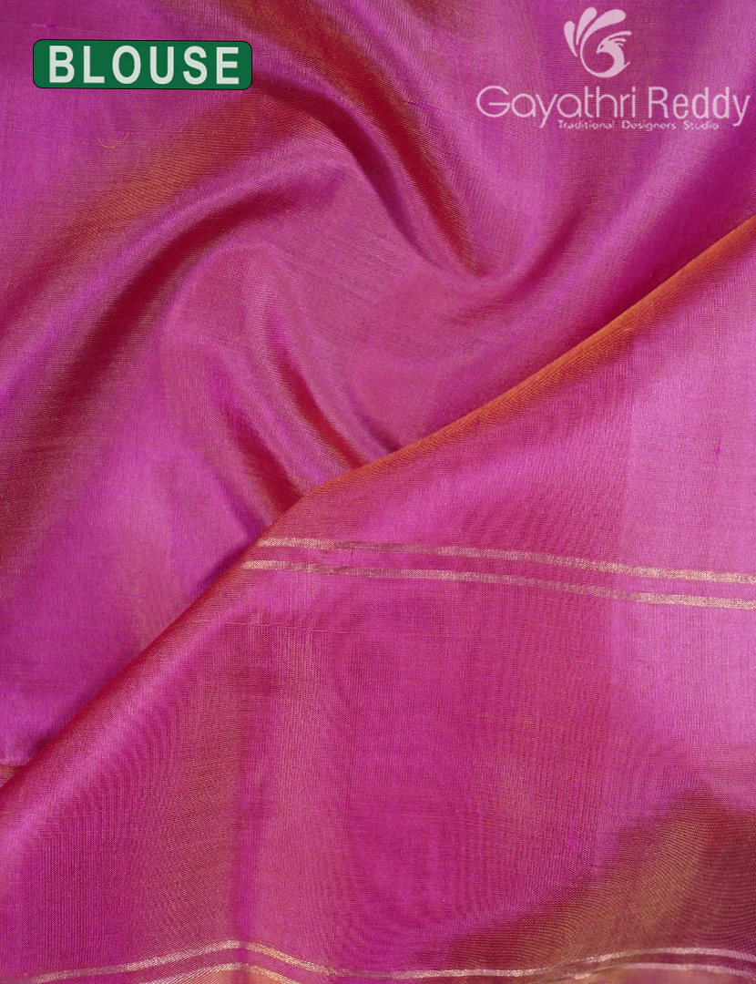 PURE KANCHI VINTAGE SAREE-PKV332 - Image 3