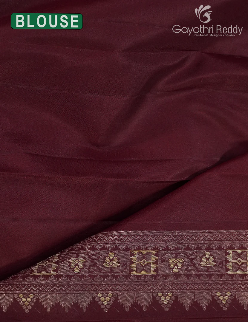 PURE KANCHI VINTAGE SAREE-PKV343 - Image 3