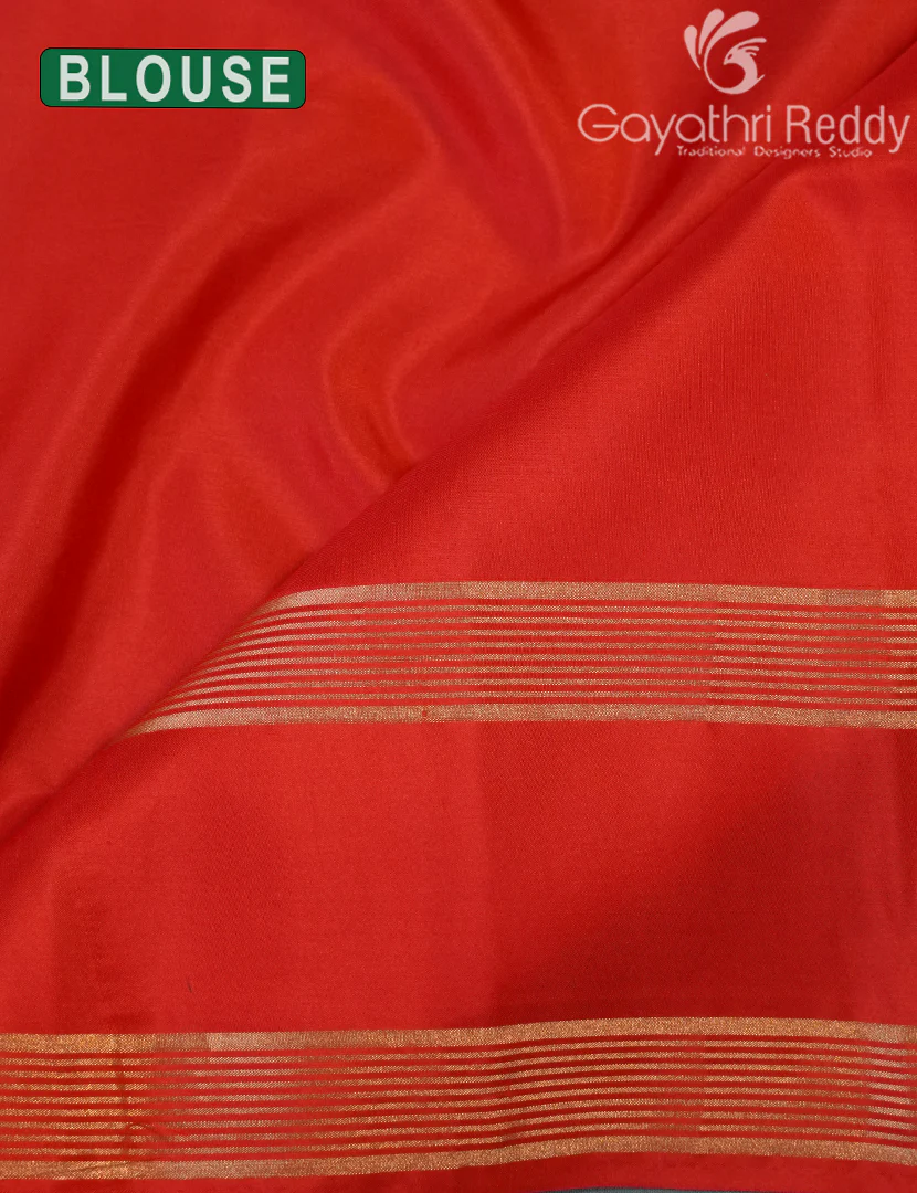 PURE KANCHI VINTAGE SAREE-PKV345 - Image 3