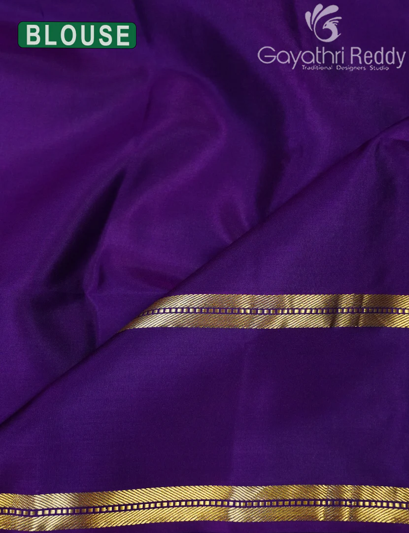 PURE KANCHI VINTAGE SAREE-PKV346 - Image 3