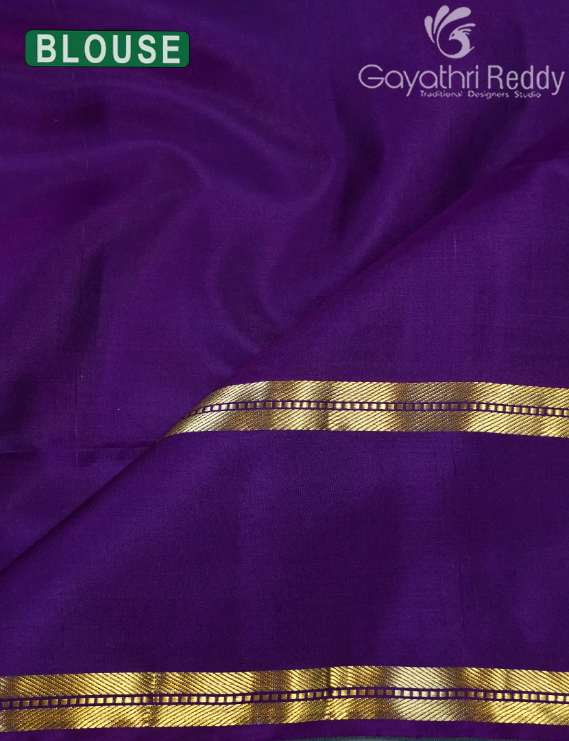 PURE KANCHI VINTAGE SAREE-PKV347 - Image 3