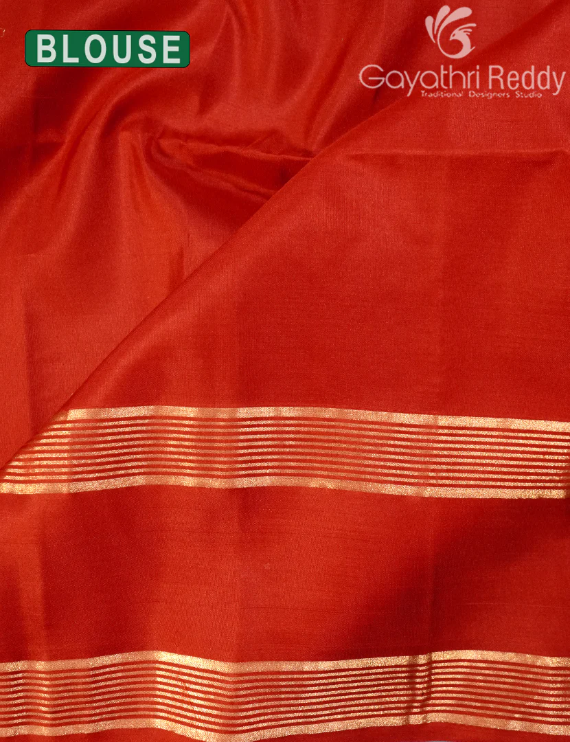PURE KANCHI VINTAGE SAREE-PKV350 - Image 3
