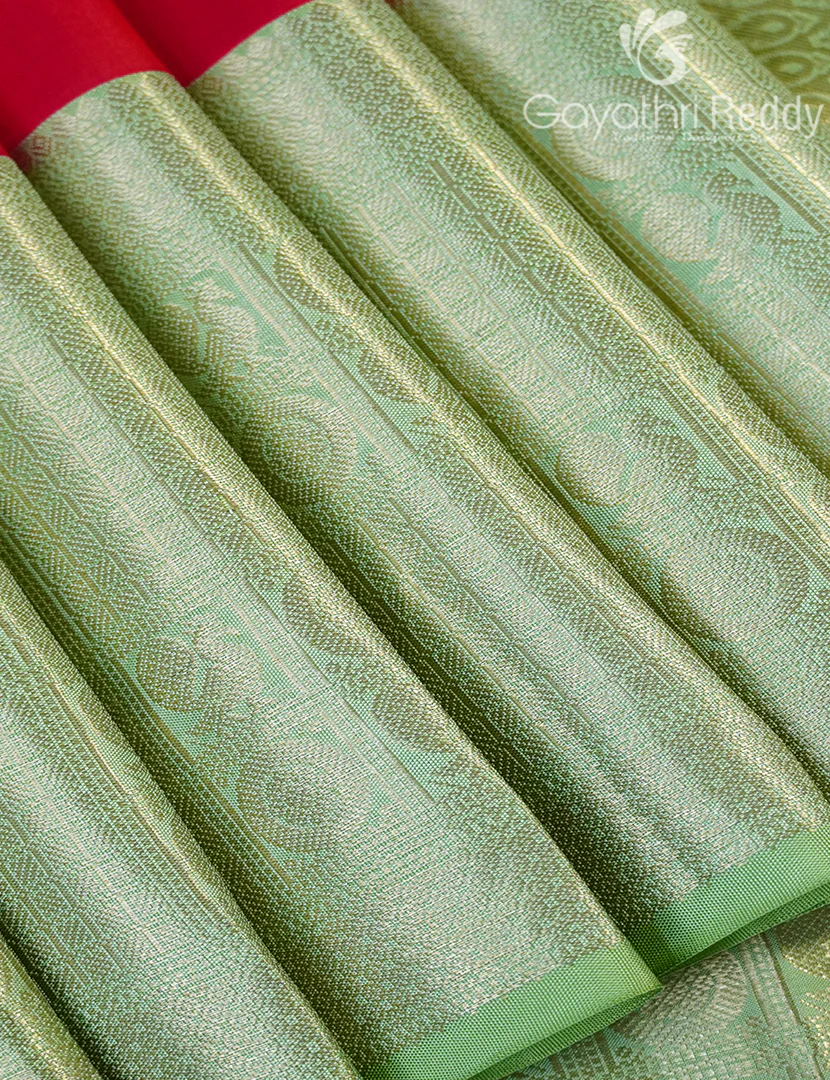 PURE KANCHI VINTAGE SAREE-PKV359 - Image 4