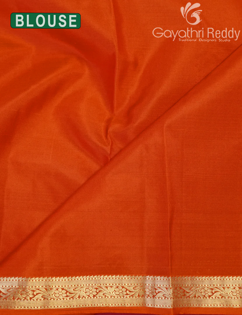 PURE KANCHI VINTAGE SAREE-PKV361 - Image 3