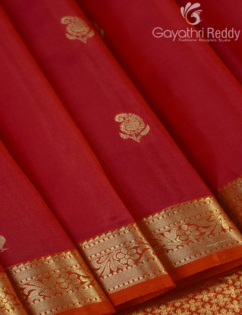 PURE KANCHI VINTAGE SAREE-PKV361 - Image 4