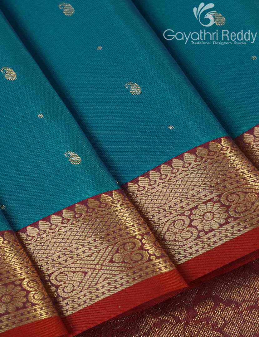 PURE KANCHI VINTAGE SAREE-PKV362 - Image 4
