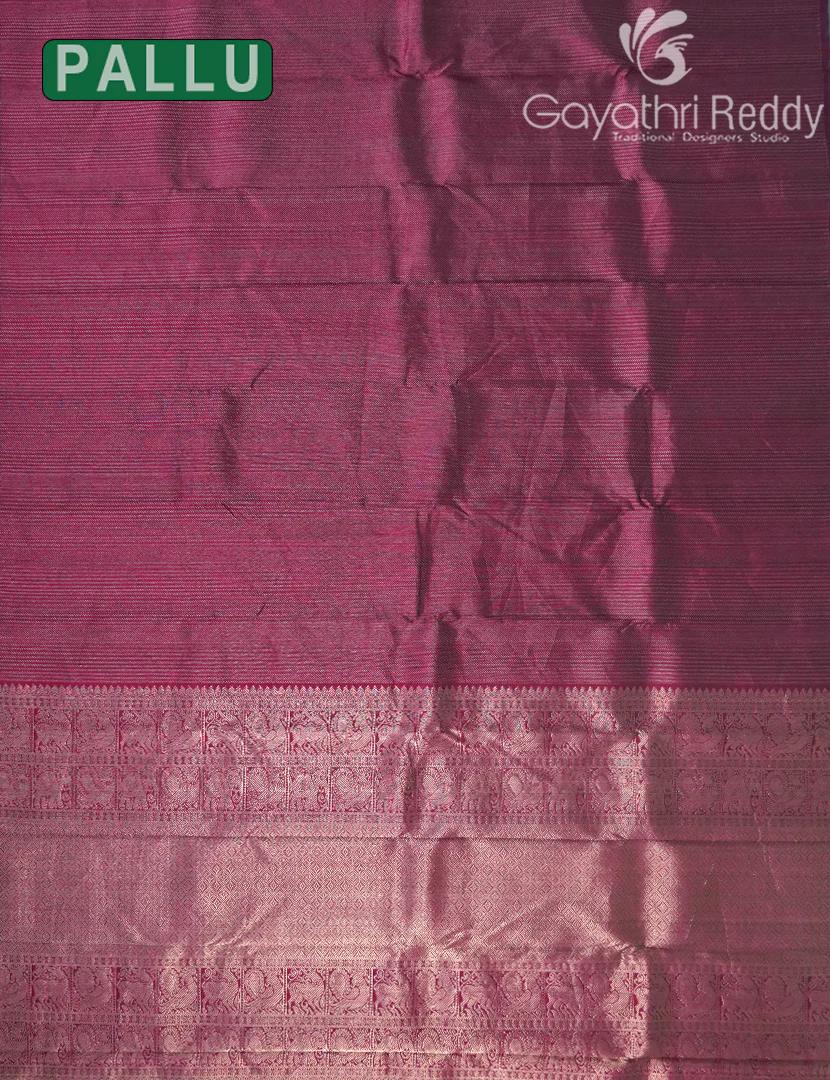 PURE KANCHI VINTAGE SAREE-PKV367 - Image 2
