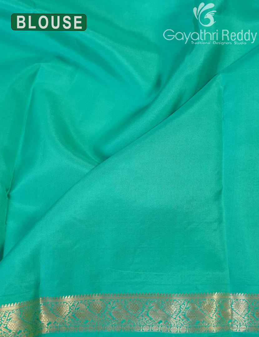 PURE KANCHI VINTAGE SAREE-PKV374 - Image 3