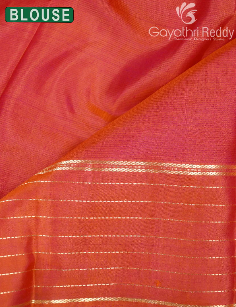PURE KANCHI VINTAGE SAREE-PKV390 - Image 3