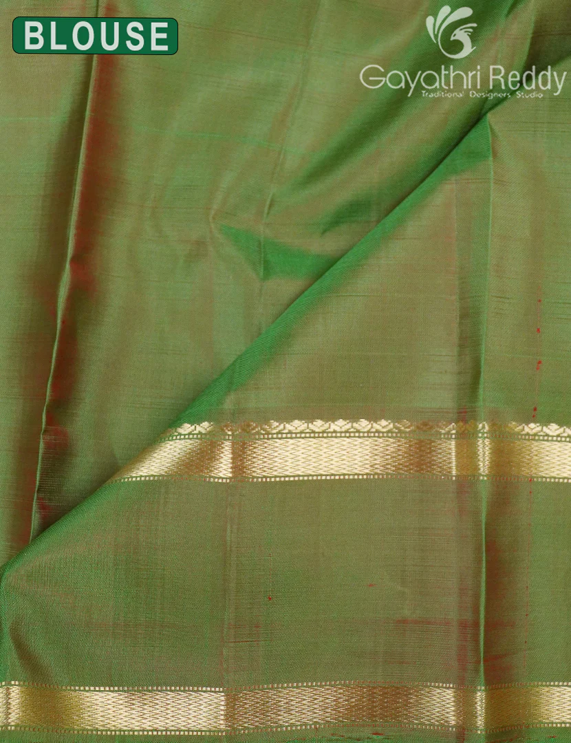 PURE KANCHI VINTAGE SAREE-PKV398 - Image 3